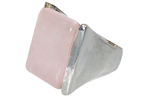 SKU 10359 - a Rose quartz rings Jewelry Design image