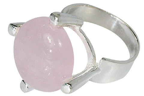 SKU 10369 - a Rose quartz rings Jewelry Design image