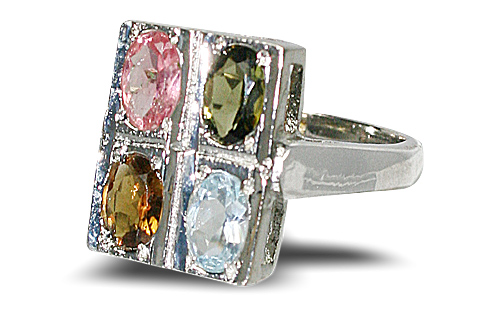 SKU 10451 - a Multi-stone rings Jewelry Design image
