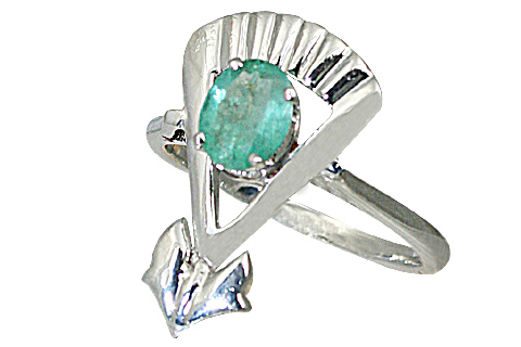 SKU 10464 - a Emerald rings Jewelry Design image