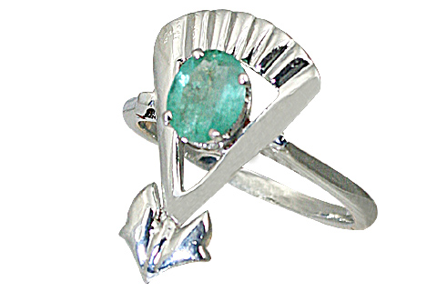 SKU 10464 - a Emerald rings Jewelry Design image