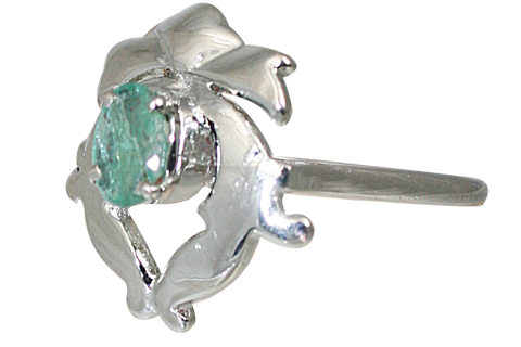 SKU 10465 - a Emerald rings Jewelry Design image