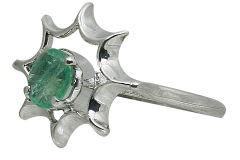 SKU 10607 - a Emerald rings Jewelry Design image