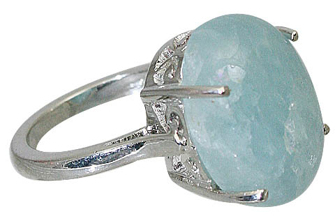 SKU 10610 - a Aquamarine rings Jewelry Design image