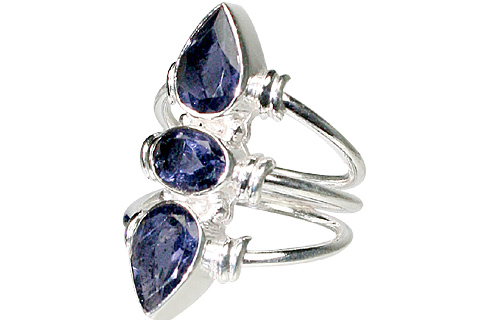 SKU 10620 - a Iolite rings Jewelry Design image
