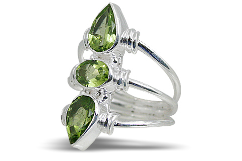 SKU 10622 - a Peridot rings Jewelry Design image