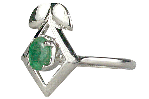 SKU 10649 - a Emerald rings Jewelry Design image