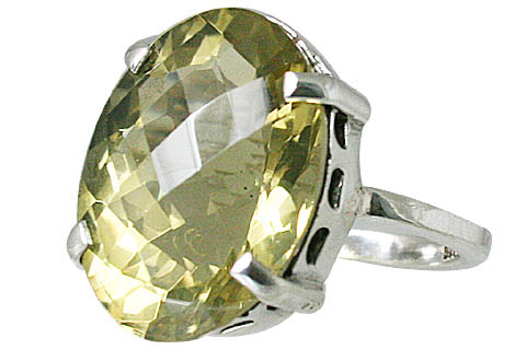 SKU 10724 - a Lemon Quartz rings Jewelry Design image