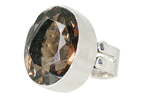 SKU 10728 - a Smoky Quartz rings Jewelry Design image