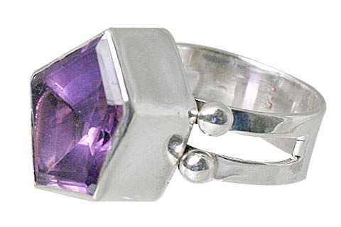 SKU 10732 - a Amethyst rings Jewelry Design image