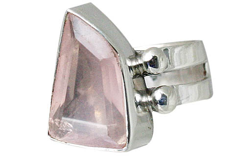 SKU 10734 - a Rose quartz rings Jewelry Design image
