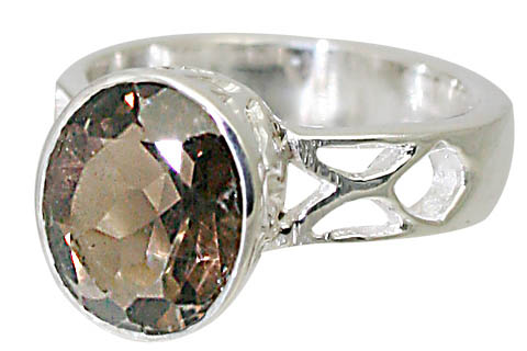 SKU 10799 - a Smoky Quartz rings Jewelry Design image