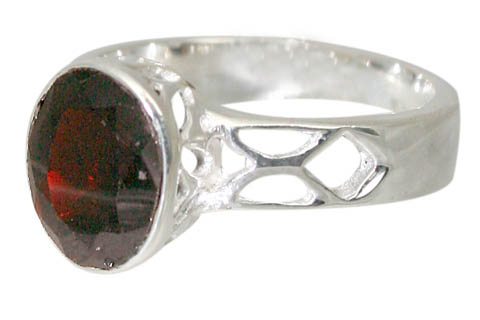 SKU 10801 - a Garnet rings Jewelry Design image