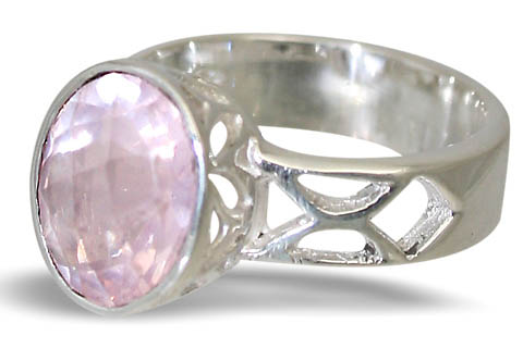 SKU 10803 - a Rose quartz rings Jewelry Design image