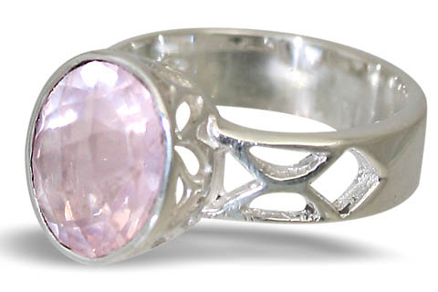 SKU 10803 - a Rose quartz rings Jewelry Design image