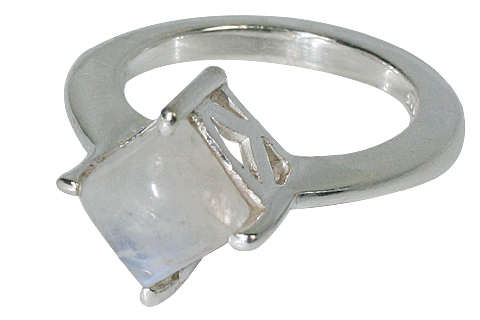 SKU 10805 - a Moonstone rings Jewelry Design image