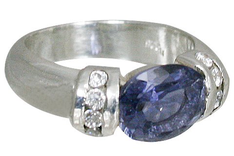 SKU 10830 - a Iolite rings Jewelry Design image