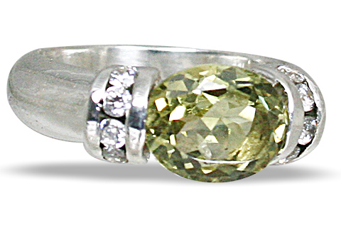 SKU 10836 - a Lemon Quartz rings Jewelry Design image