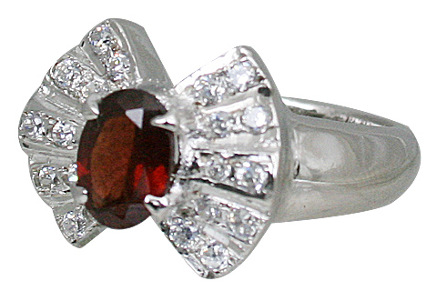 SKU 10844 - a Garnet rings Jewelry Design image