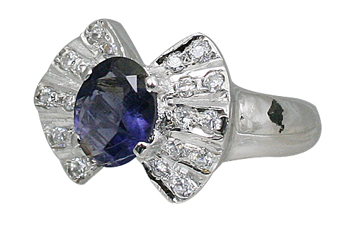 SKU 10847 - a Iolite rings Jewelry Design image