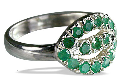 SKU 10849 - a Emerald rings Jewelry Design image