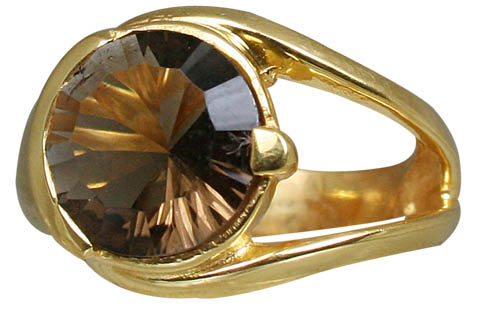 SKU 10976 - a Smoky Quartz rings Jewelry Design image