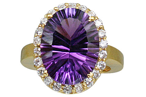SKU 10998 - a Amethyst rings Jewelry Design image