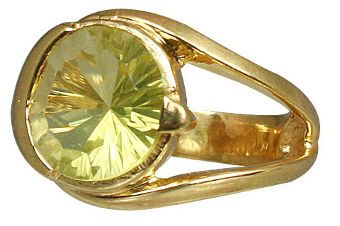SKU 11017 - a Lemon Quartz rings Jewelry Design image