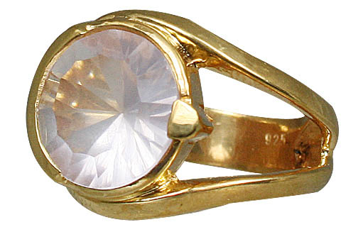 SKU 11020 - a Rose quartz rings Jewelry Design image