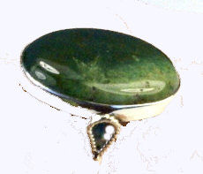 SKU 11032 - a Moss Agate rings Jewelry Design image