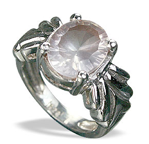 SKU 11045 - a Rose quartz rings Jewelry Design image