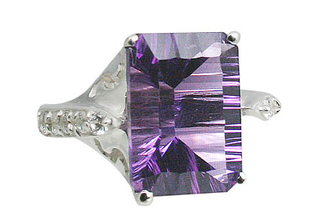 SKU 11049 - a Amethyst rings Jewelry Design image