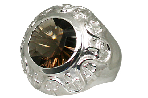 SKU 11051 - a Smoky Quartz rings Jewelry Design image