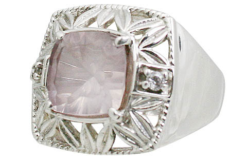SKU 11061 - a Rose quartz rings Jewelry Design image