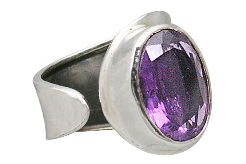 SKU 11378 - a Amethyst rings Jewelry Design image