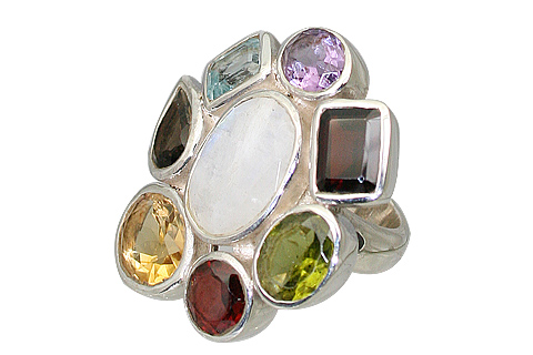 SKU 11381 - a Multi-stone rings Jewelry Design image