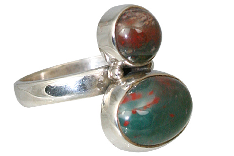 SKU 11466 - a Bloodstone rings Jewelry Design image