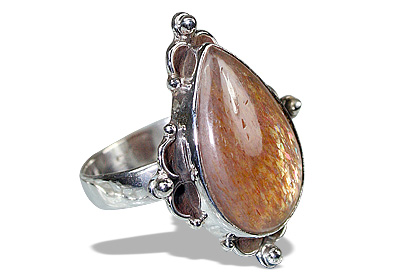 SKU 11948 - a Sunstone rings Jewelry Design image