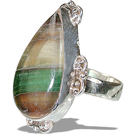 SKU 11969 - a Fluorite rings Jewelry Design image