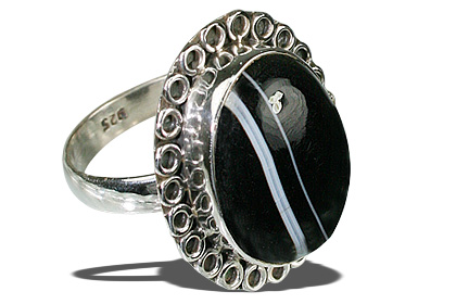 SKU 11998 - a Onyx rings Jewelry Design image