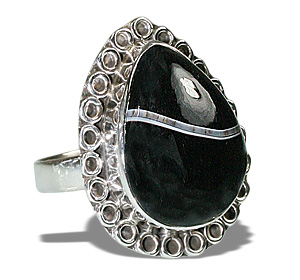 SKU 12001 - a Onyx rings Jewelry Design image