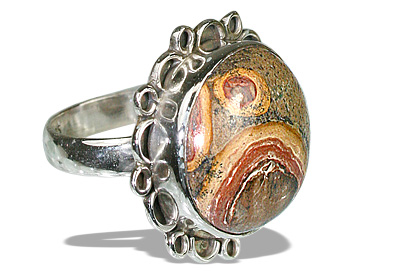 SKU 12009 - a Jasper rings Jewelry Design image
