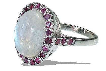 SKU 12058 - a Moonstone rings Jewelry Design image