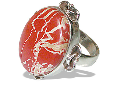 SKU 12110 - a Mookite rings Jewelry Design image