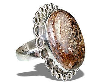 SKU 12124 - a Bronzite rings Jewelry Design image