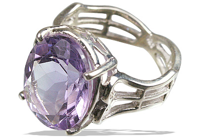 SKU 12134 - a Amethyst rings Jewelry Design image