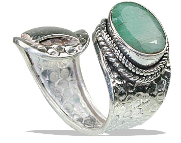 SKU 12135 - a Emerald rings Jewelry Design image