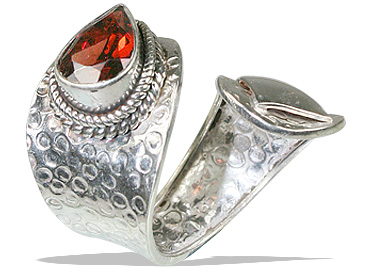 SKU 12139 - a Garnet rings Jewelry Design image