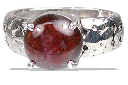 SKU 12143 - a Garnet rings Jewelry Design image