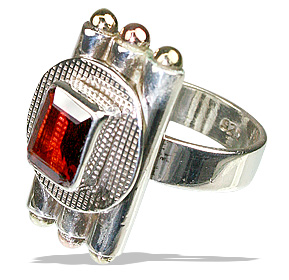 SKU 12144 - a Garnet rings Jewelry Design image